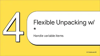 04 Python Tuple Unpacking