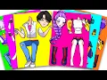 Download Lagu KPOP DEMON HUNTERS - Huntrix RUMI Fall In Love Saja Boys JINU | Sticker Book DIY