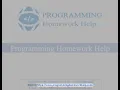 Programming Homework Help