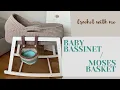 Crochet baby basket - detailed tutorial