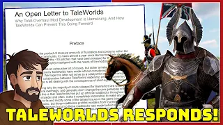 TALEWORLDS Manager RESPONDED TO Open Letter Bannerlord Modding Community