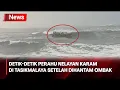 Download Lagu Detik-Detik Perahu Terbalik Dihantam Gelombang di Pantai Selatan, Tasikmalaya - iNewsToday 13/03