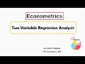 Two variable Regression Analysis Econometrics