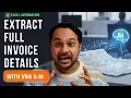 Extract FULL MULTI-PAGE Invoice Data Using AI VBA