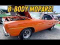 Mopar B-Body Muscle Cars Chrysler B-bodies at the Chrysler Nationals in Carlisle