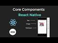 React Native Tutorial - Core Components in React Native