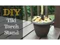 DIY Tiki Torch Stands