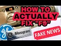 F9 ERROR Ge Monogram OVEN THE ONLY FIX ONLINE is HERE THE INTERNET IS WRONG