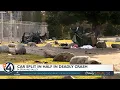 Car split in half in Spokane Valley crash man dies