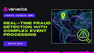 Detect Fraud in Real Time with Complex Event Processing 3-Minute Technical Demo