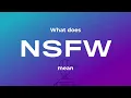 NSFW meaning