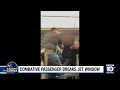 Frontier Airlines passengers restrain man who allegedly became combative on flight