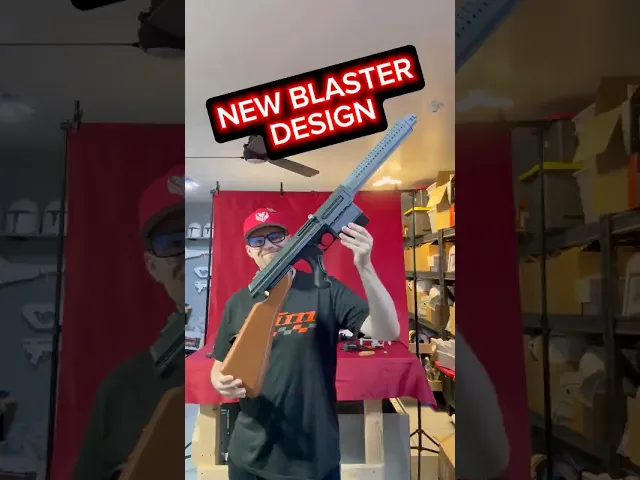 TS-45 Blaster Rifle Prop STL File (3D Print File) video thumbnail
