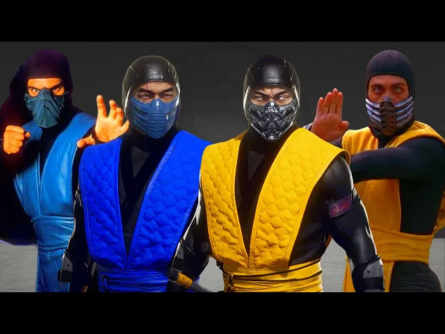 Mortal Kombat 1995 Movie Scorpion &amp; Sub-Zero Skin Mod PC