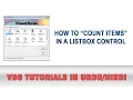 VB6 Tutorial In Urdu - ListBox Control How to count items