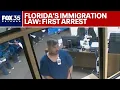 First person arrested under Florida s new immigration law