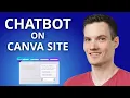 How to Add a Chatbot to Your Canva Website