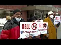 Mass residents protest planned closure of Walgreens pharmacy