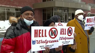 Mass residents protest planned closure of Walgreens pharmacy