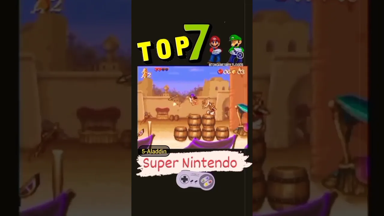 Meu TOP 7 do Super Nintendo no Game Stick 4k