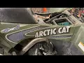 Spark plug location Arctic Cat 500 ATV
