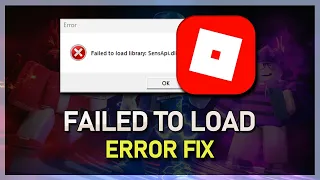 How To Fix “Roblox Failed To Load Library SensApi.dll” Error on PC