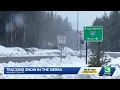 11 pm update Northern California road conditions after much-needed snow falls upon region
