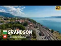 Grandson Switzerland - Historic village by the lake - Walking Tour 4K
