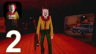 Clown Massacre - Gameplay Walkthrough Part 2 - Car Escape (Mobile/PC Horror Game)