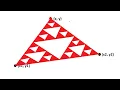 Sierpinski triangle via Chaos Game in Processing