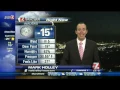 WSAW-7 Wausau WI March 3 2014 5 am newscast Mark Holley weather segment