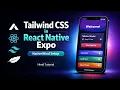 How to Setup Tailwind CSS in React Native Expo using NativeWind Setup Installation in Hindi