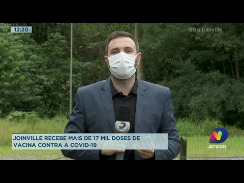 Joinville recebe mais de 17 mil doses de vacina contra a Covid-19