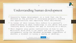 Understanding Development and Assignment 1