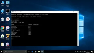 Using Oracle SQL Command Prompt
