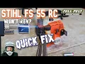 Stihl FS 55 RC - Grass Trimmer Won t REV