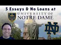 5 Essays and No Loans for Notre Dame in 2025 Expert Supplemental Essay Tips