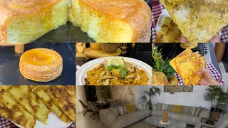  التدابير تخلي حوايجك يولو يشعلو💪🏻نفرحو النافسة بمشوشة👍كسرة محشية من كل نوع😅وصفة روز بنتها ما تتنساش