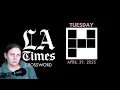 The silence was so loud LA Times Crossword April 29 2025