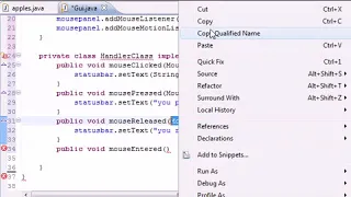 Java Programming Tutorial 75 MouseListener interface