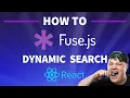 How to Add Search to a React App with Fuse js