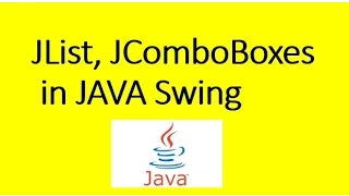 JList JComboBoxes in JAVA Swing