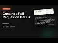 Creating a Pull Request on GitHub GitHub Tutorial