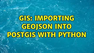 GIS Importing GeoJSON into PostGIS with Python