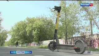Омские юристы хотят добиться ужесточения правил передвижения для самокатчиков