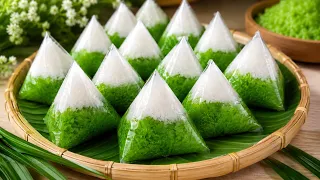 PUNYA KETAN KELAPA dan PANDAN BUAT INI !!!UNIK MENARIK OLAHAN KETAN SUPER GAMPANG 