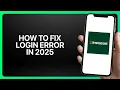 How To Fix Login Error on Instacart Tutorial