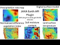 QGIS Beginner Explore Global datasets in JAXA Earth API plugin Zonal Statistics calculation