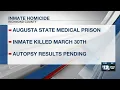1 dead after alleged homicide at Augusta State Medical Prison