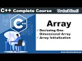 Array in C Declaring One-Dimensional array Array initialization